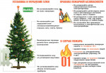 Правила пожарной безопасности при установке новогодней елки