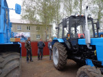 Прошел технический осмотр тракоторов.