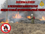 Введён особый противопожарный режим